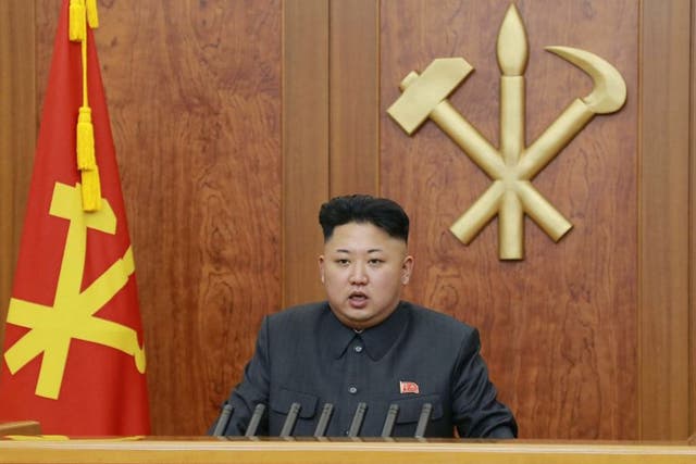 North Korean leader Kim Jong-un delivers his New Year address, saying the reclusive state's ruling party had become stronger after it was purged of 'factional filth'