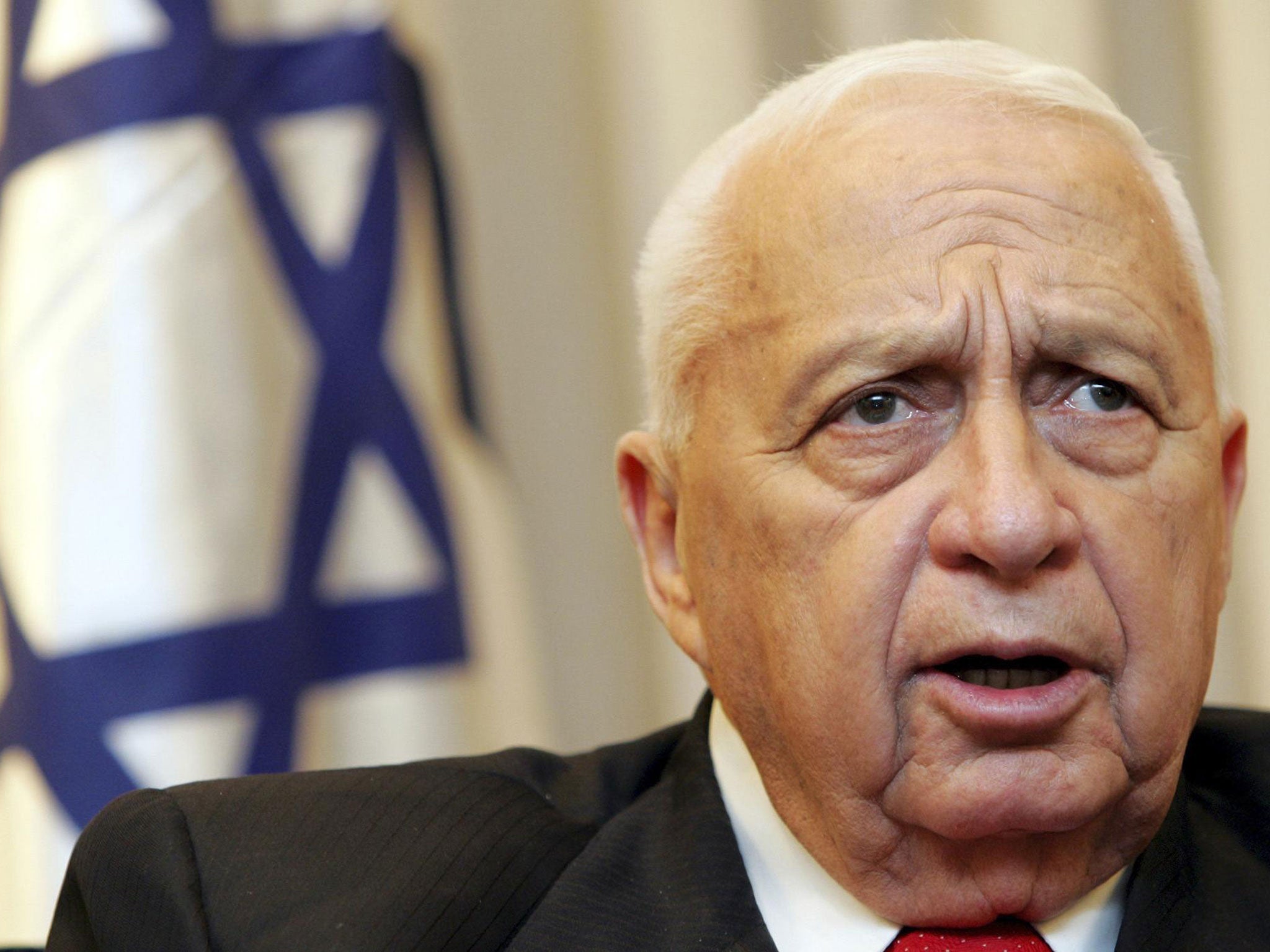 Former Israeli prime minister Ariel Sharon pictured in 2005