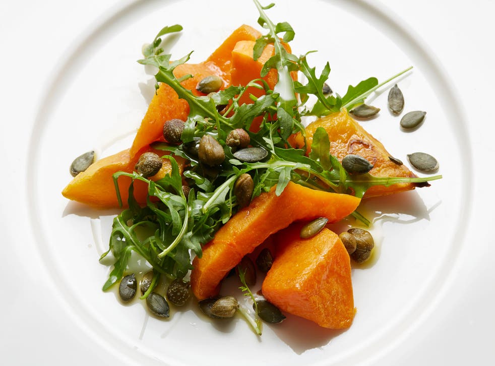 Squash salad makes a great winter starter