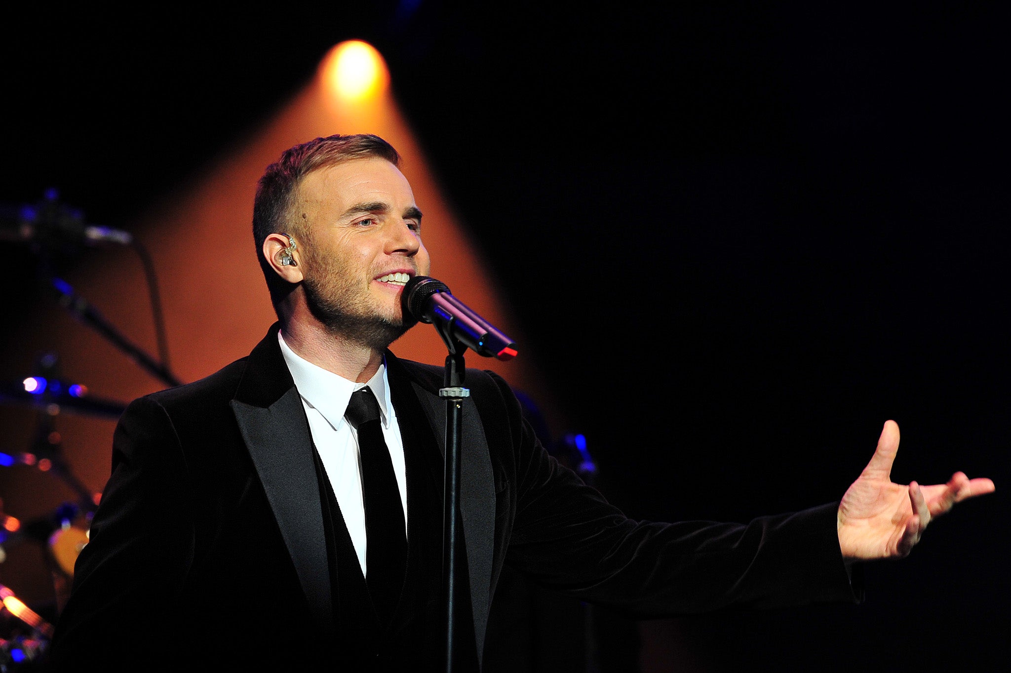 Gary Barlow performs at a concert in support of The Prince's Trust, 2011