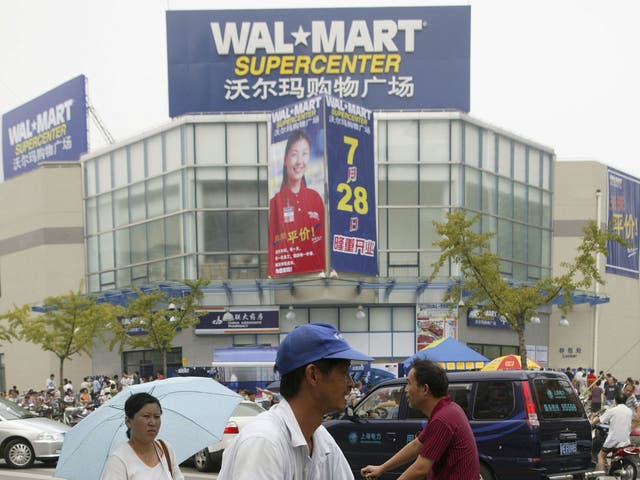 Wal-Mart now has more than 400 stores across China - but has been hit in recent years with a number of food and pricing scandals