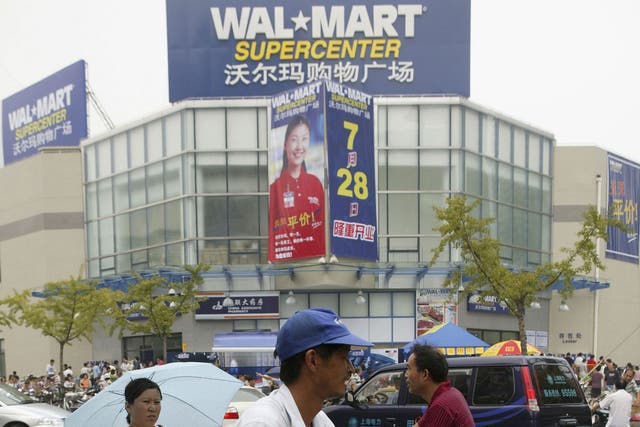 Wal-Mart now has more than 400 stores across China - but has been hit in recent years with a number of food and pricing scandals