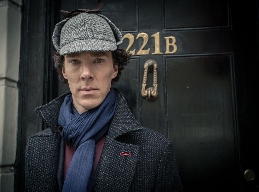 Benedict Cumberbatch as Sherlock Holmes in the new series of the BBC drama