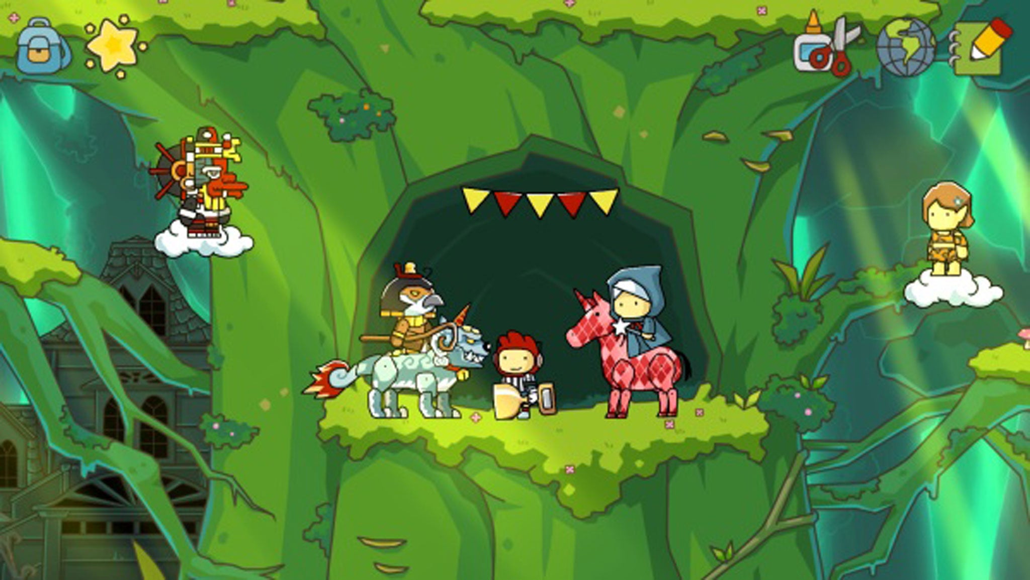 Scribblenauts Unlimited has finally come to the UK but lacks a strong competitive element