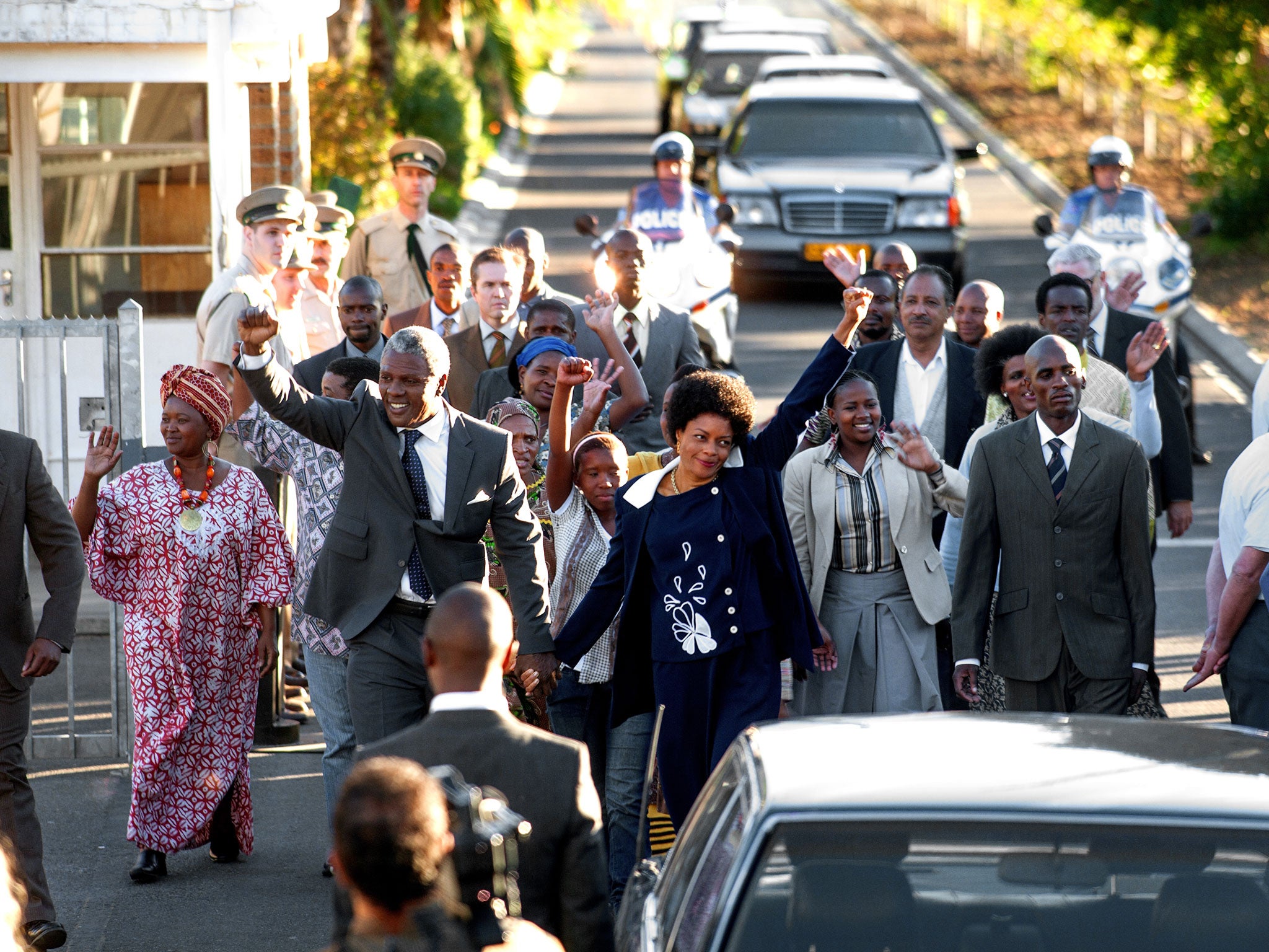 Pleased as punch: Idris Elba and Naomie Harris star in ‘Mandela: Long Walk to Freedom’