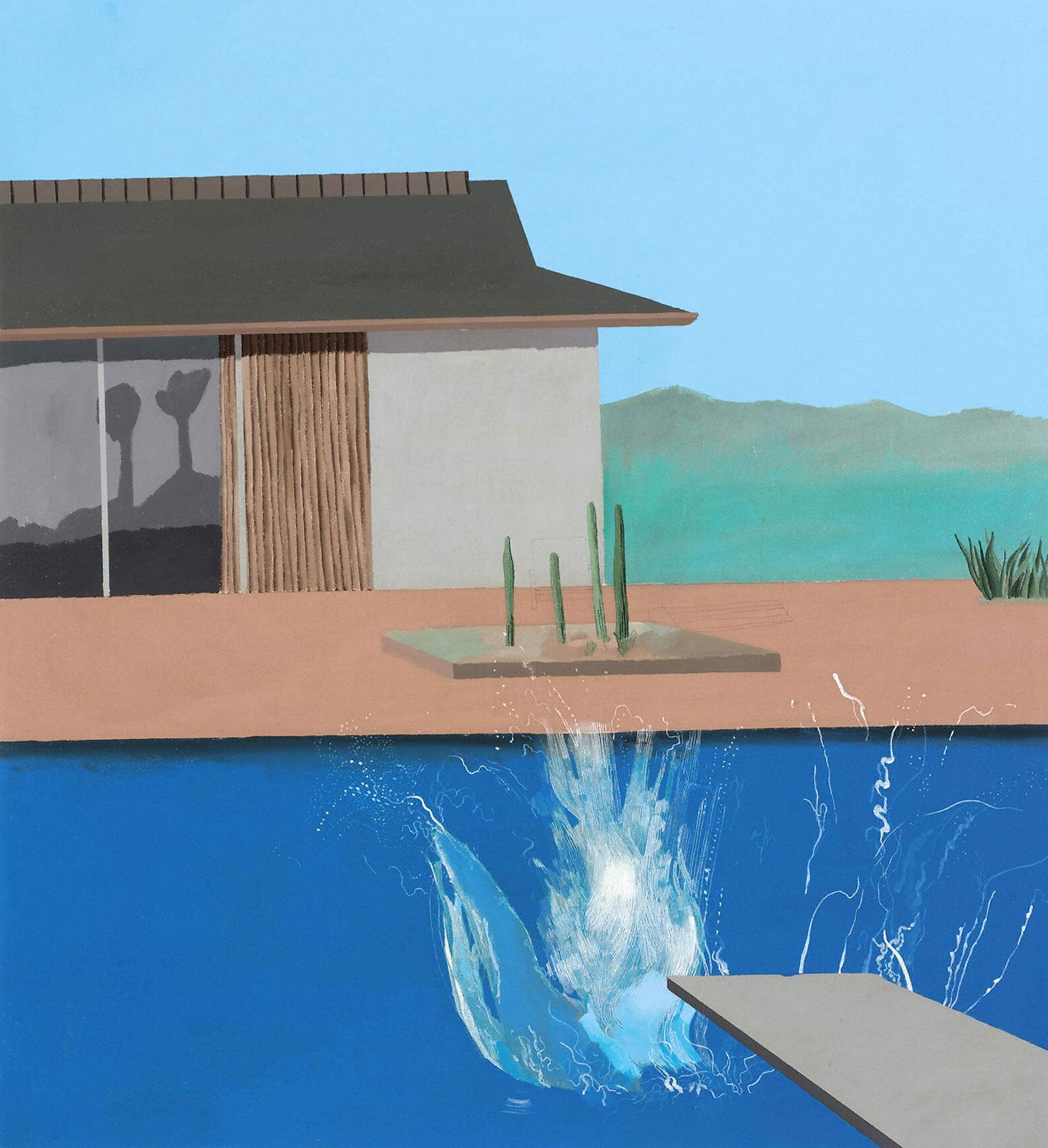 Nosedive: David Hockney's 'The Splash'