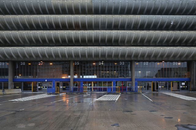 An exterior view of Preston Bus Station. The bus station is, depending on how you measure it, the largest bus station in the world, the second-biggest in Europe, and the longest in Europe