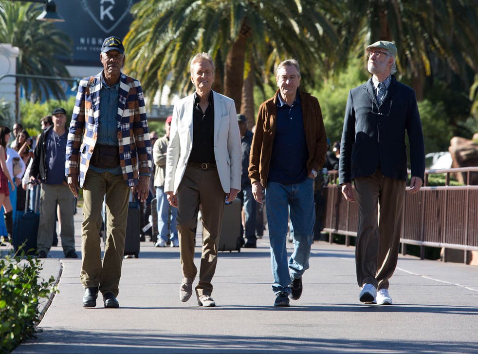 Morgan Freeman, Michael Douglas, Robert De Niro and Kevin Kline in Last Vegas
