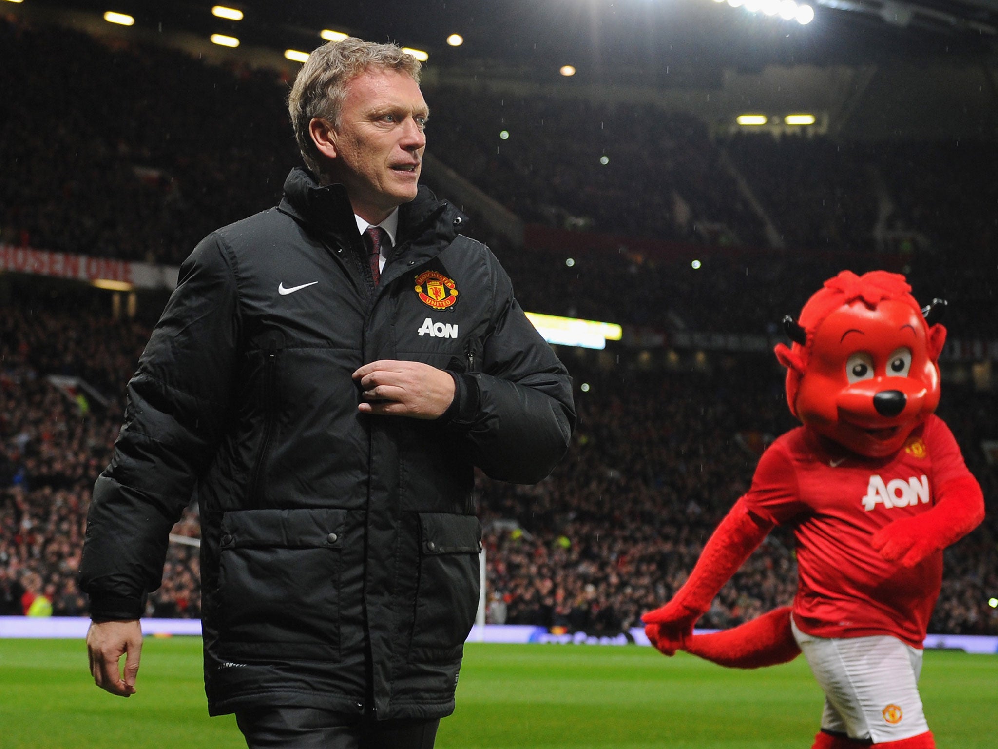 Manchester United manager David Moyes ahead of the Premier League clash with Tottenham