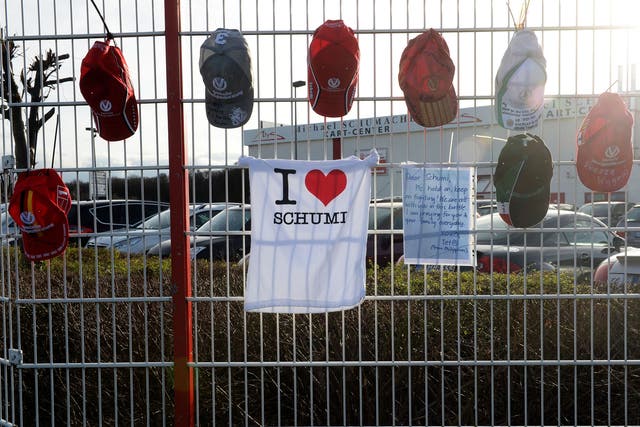 Michael Schumacher’s fans were determined not to let his 45th birthday pass by unmarked, and left scores of tributes.