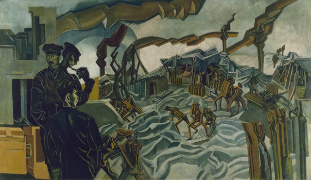 'Battery Shelled’ by Wyndham Lewis in Truth and Memory