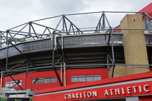 A view of Charlton stadium The Valley