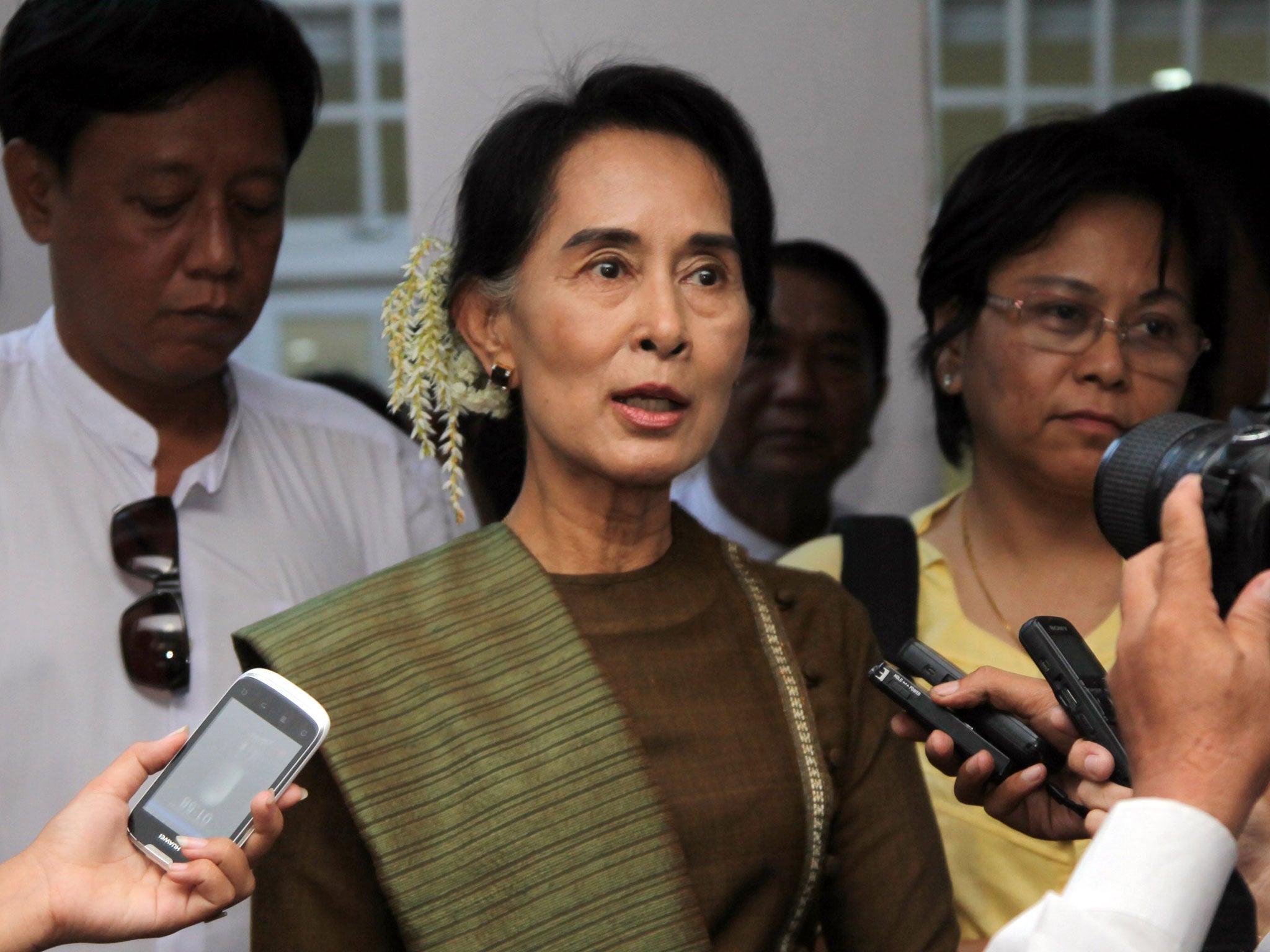 Aung San Suu Kyi is agitating for constitutional change