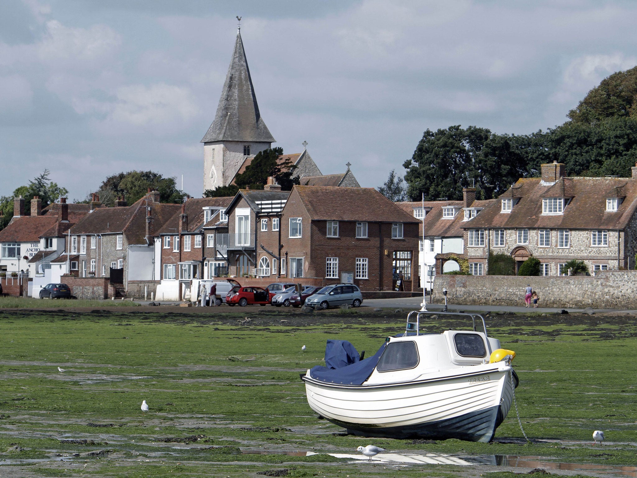 Bosham, usually a quiet village, has been unsettled by the murder