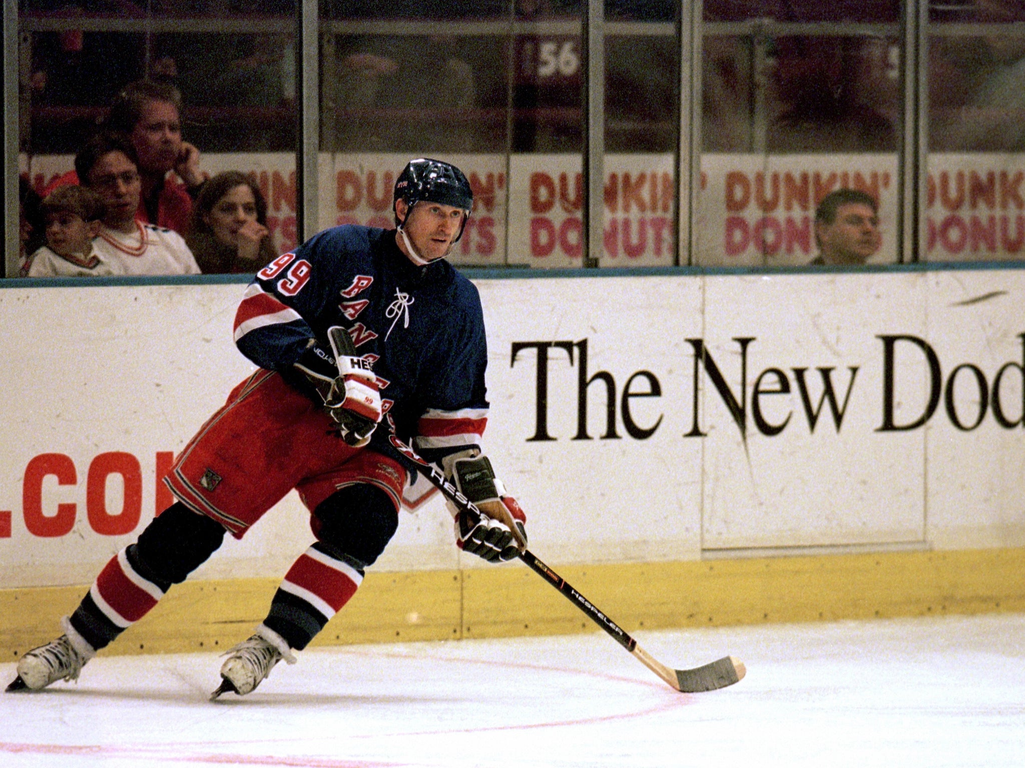 The Great One. Wayne Gretzky, New York Rangers (Image taken from