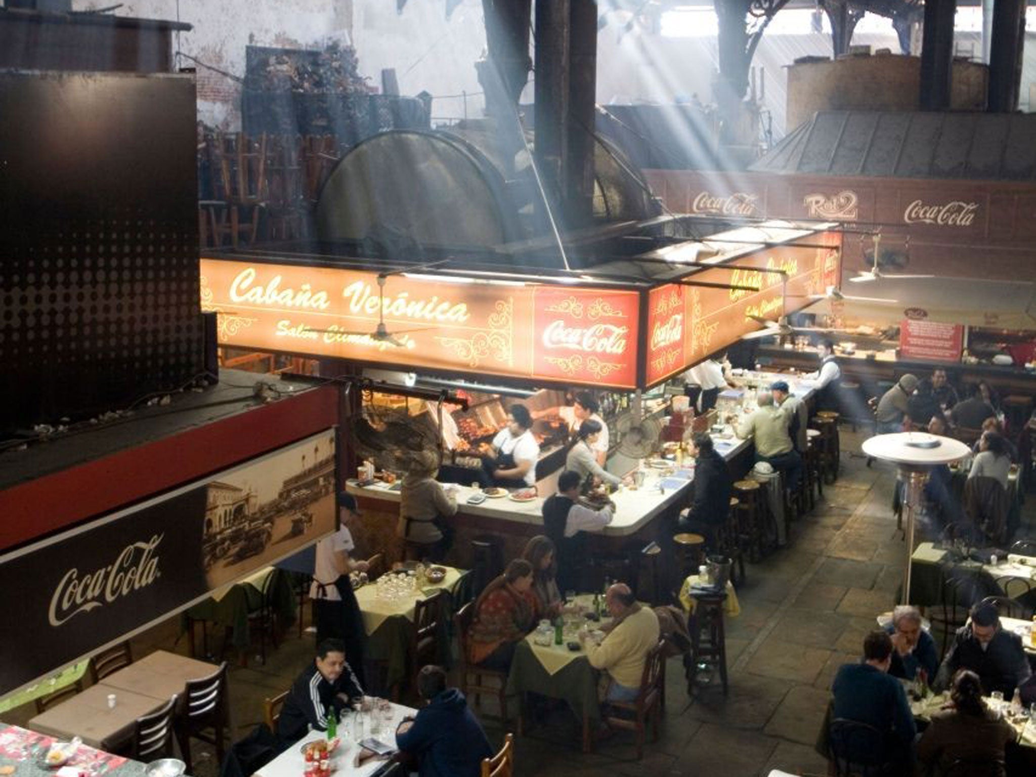Top table: Restaurants at the Mercado del Puerto