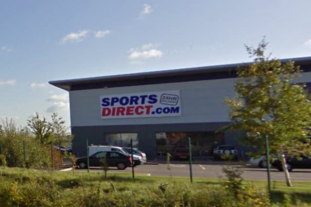 The baby was reportedly born in a Sports Direct warehouse in Shirebrook, Derbyshire on New Year's Day