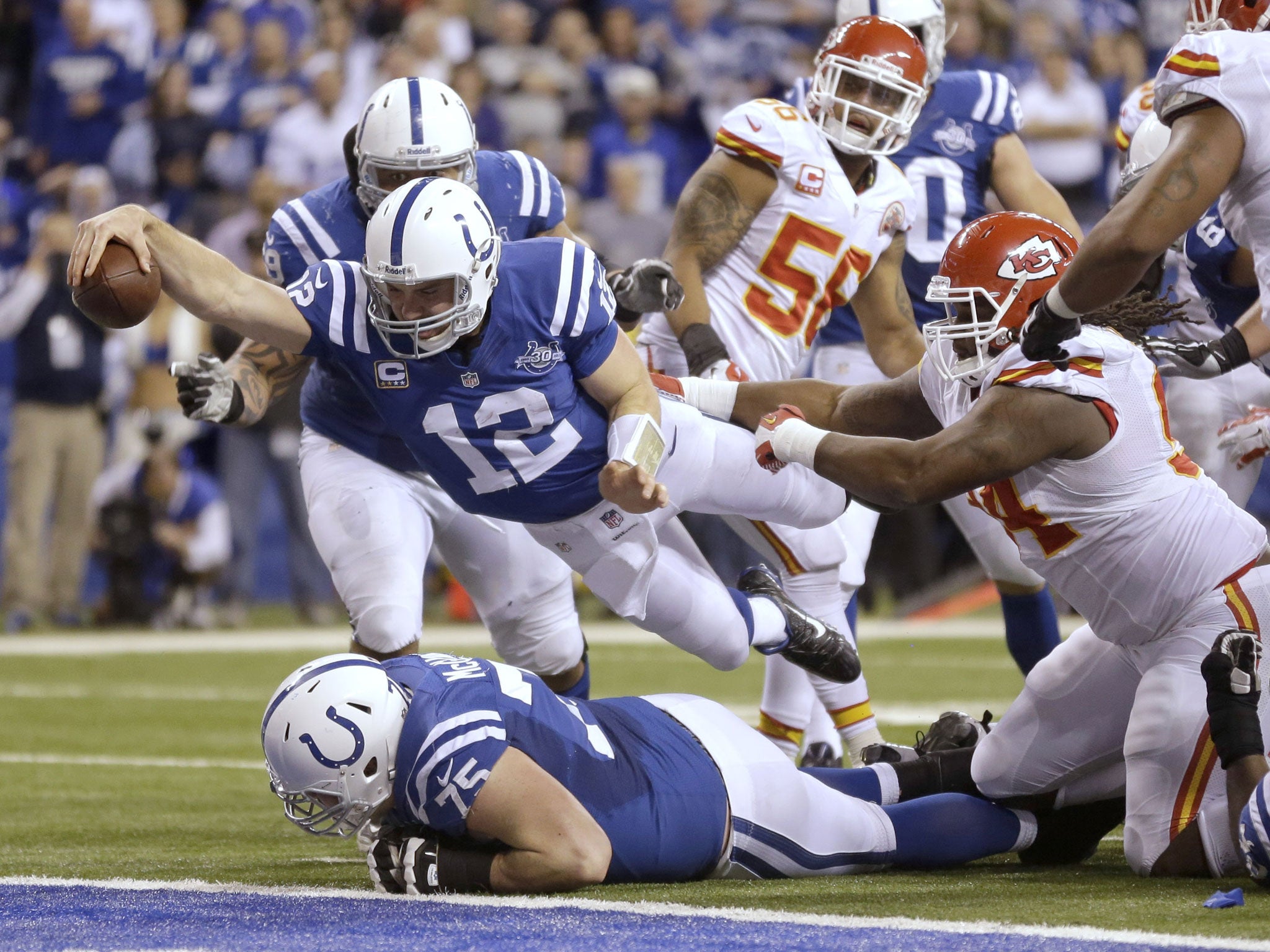 American Football: Colts come back from dead to beat Kansas City, The  Independent