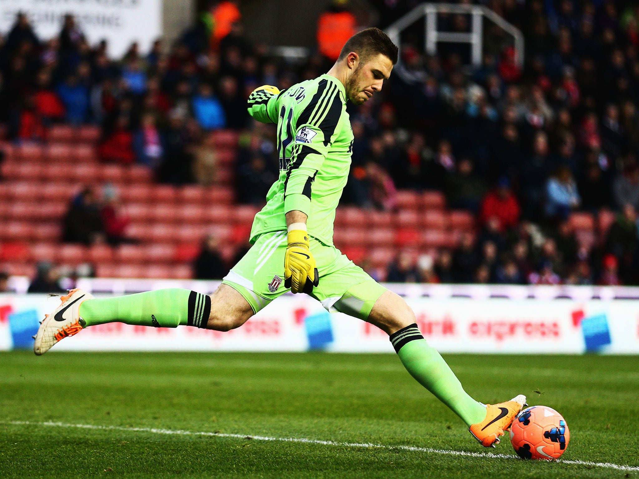 Stoke goalkeeper Jack Butland still maintains hopes of being included in the England squad for the 2014 World Cup in Brazil