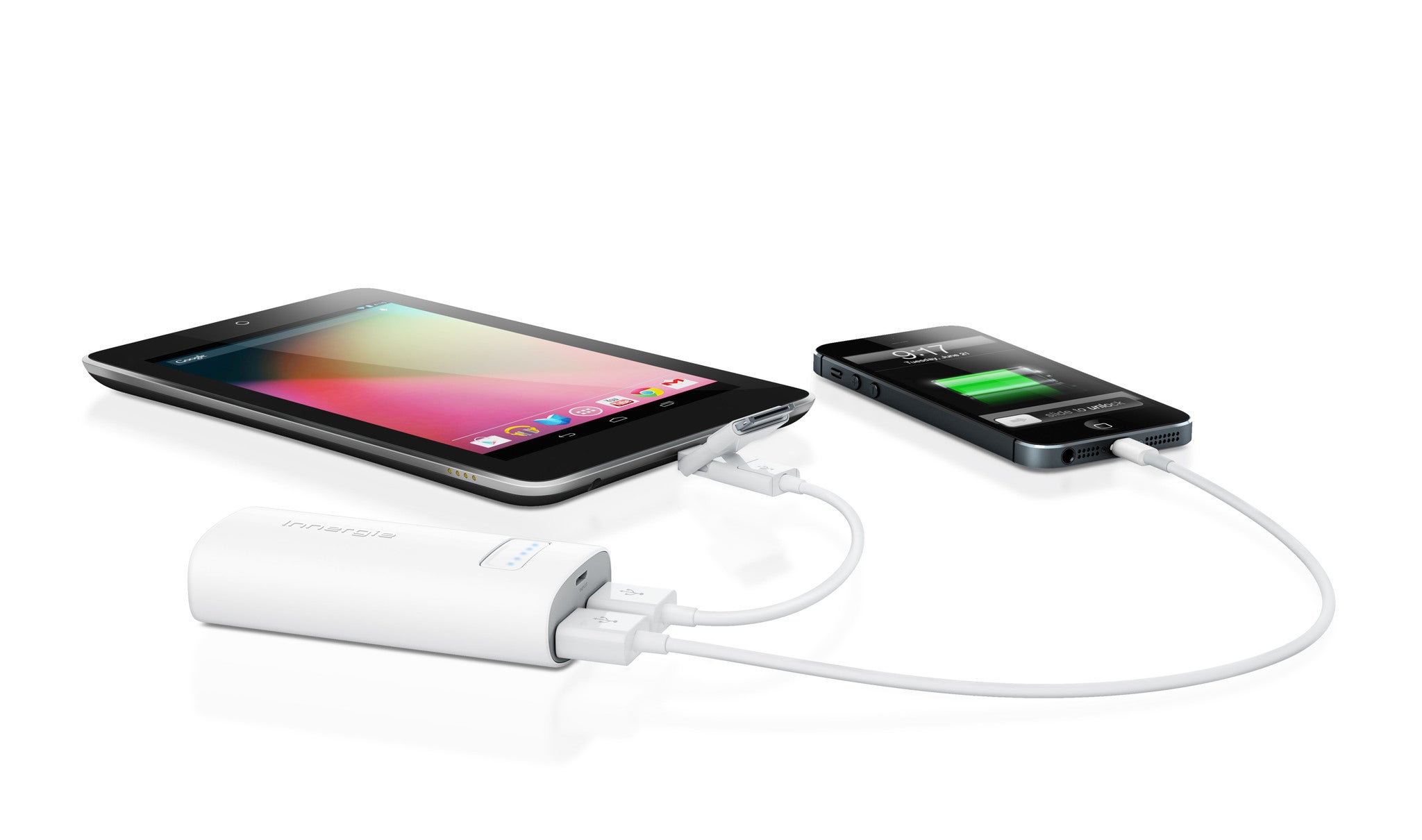 The PocketCell Duo can charge a range of devices, including Android and Apple smartphones.