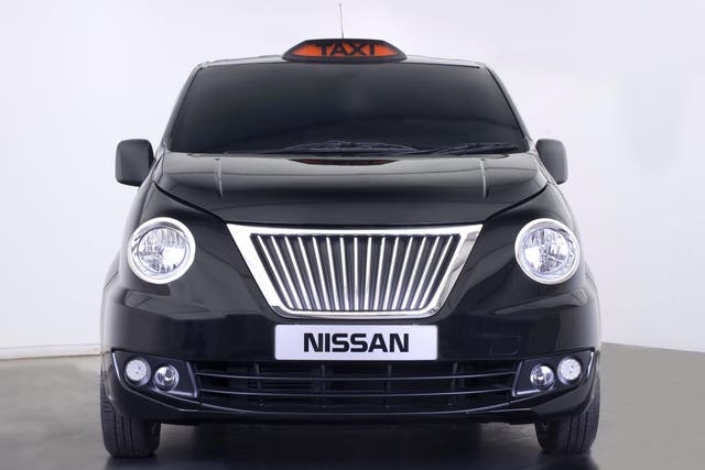 The new-look black cabs launched by Nissan