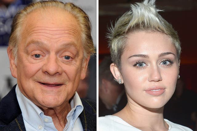 Quite why David Jason waded in on the whole ‘Miley Cyrus is a bad role model’ debate remains somewhat unclear.