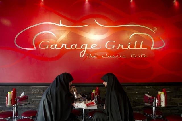 High-end burger restaurants such as the Garage Grill in Tehran have enjoyed huge success in recent months