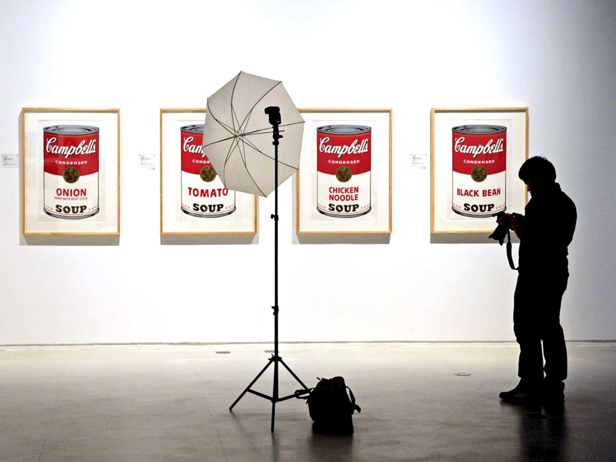 The bright idea: Andy Warhol only needed to have the inspiration: he could leave it to others to execute them