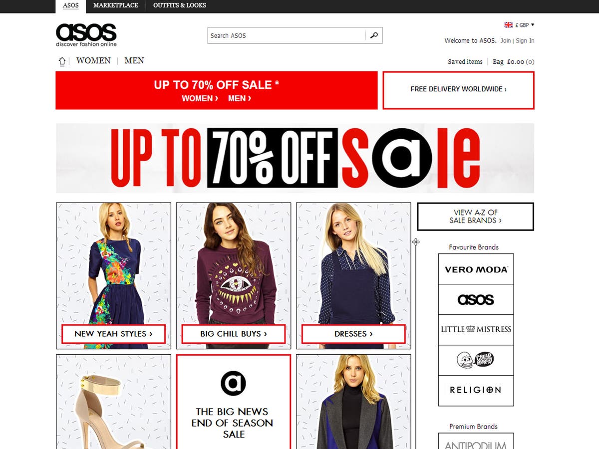 ASOS shares slide despite UK sales boost in Black Friday frenzy