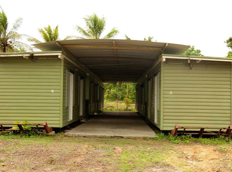 Facilities at the Manus Island Regional Processing Facility, used for the detention of asylum seekers that arrive by boat, primarily to Christmas Island off the Australian mainland, on October 16, 2012