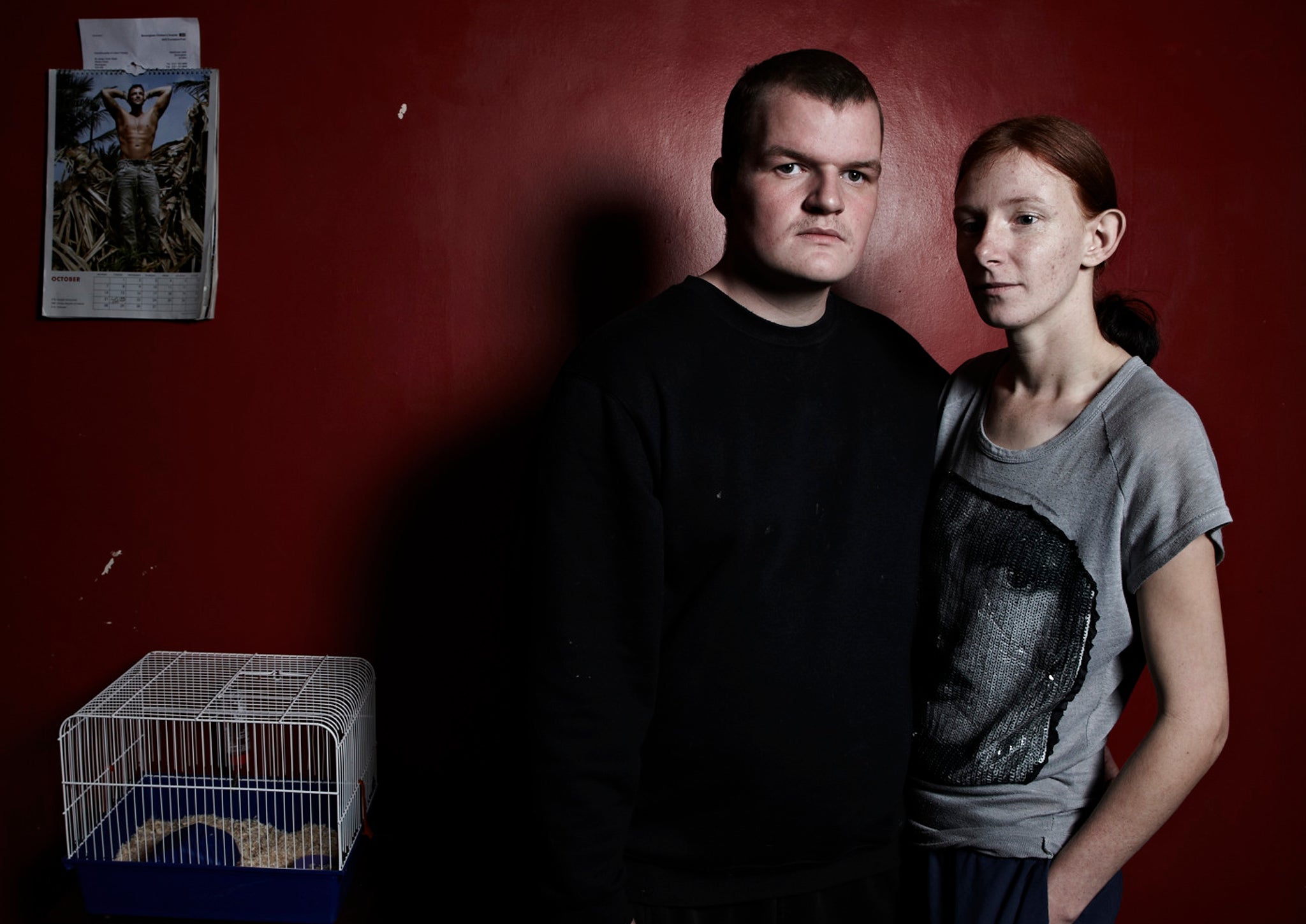 Mark Thomas and Becky Howe, both 23, are 'fuming' over their presentation in Benefits Street