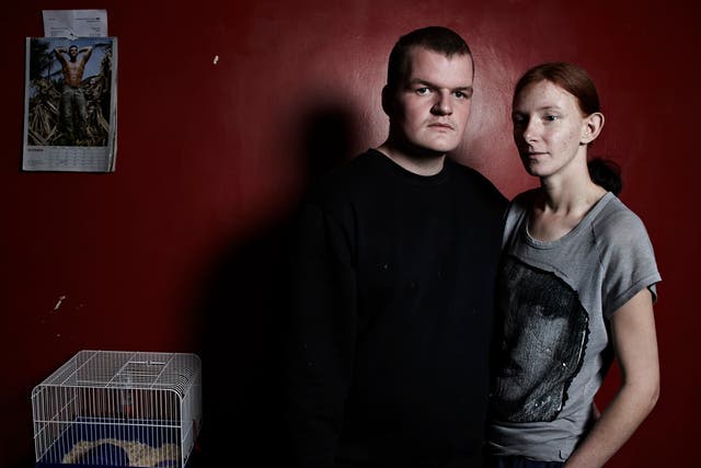 Mark Thomas and Becky Howe, both 23, are 'fuming' over their presentation in Benefits Street