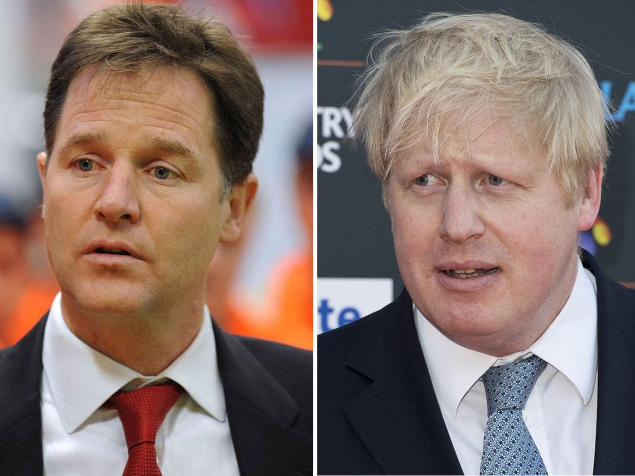 Johnson's attack on Clegg is the latest in an ongoing spat between the two men
