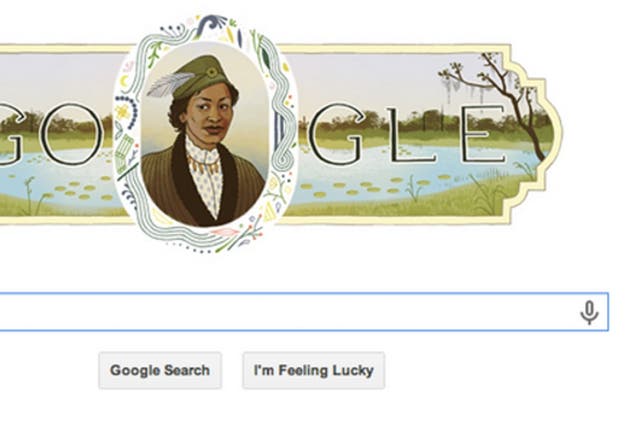 Google celebrates Zora Neale Hurston's life with a doodle on their homepage.