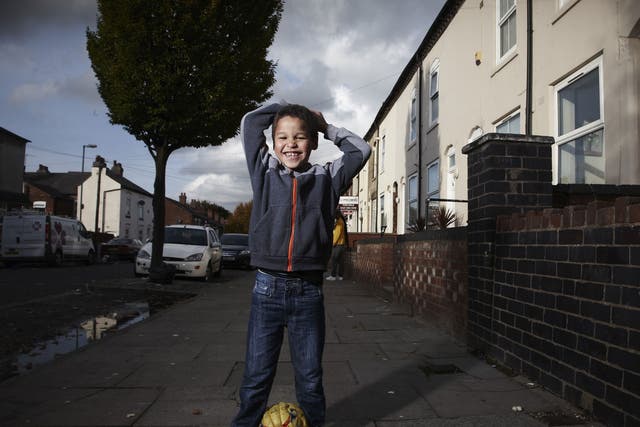 Gerard is one of the younger residents of James Turner Street in Winson Green