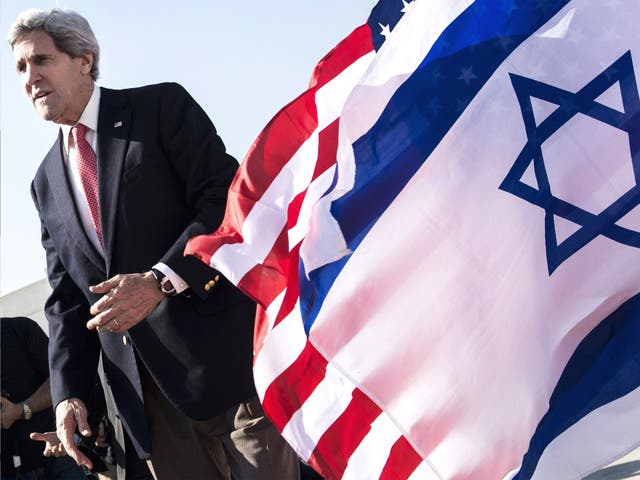US Secretary of State John Kerry in Israel earlier this week