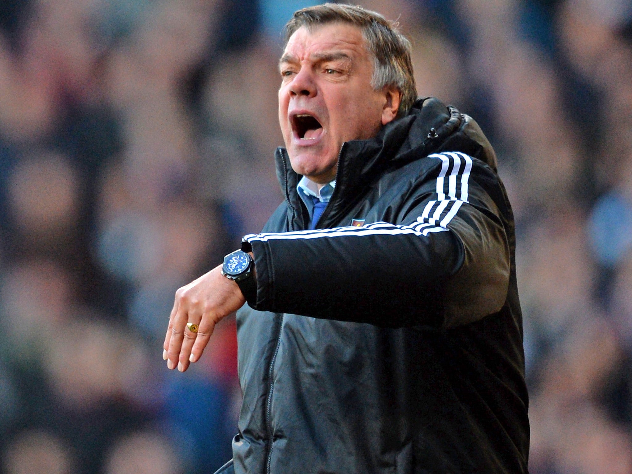 Sam Allardyce wants to still be in contention in the home leg