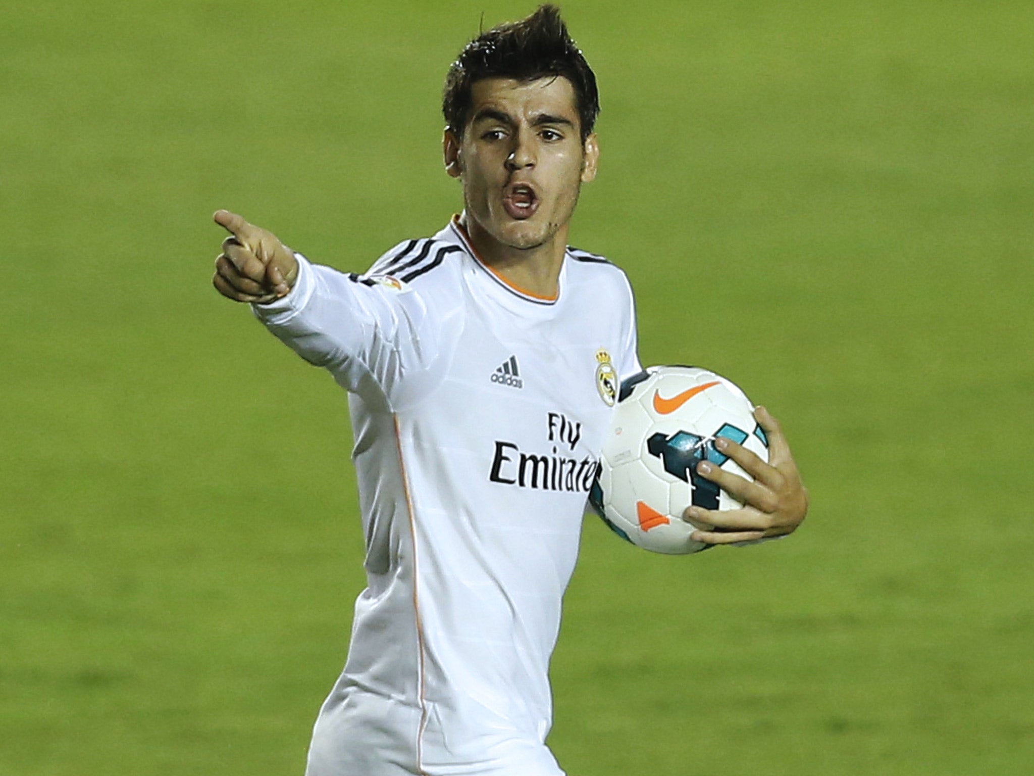 Alvaro Morata’s first-team chances have been limited at Real