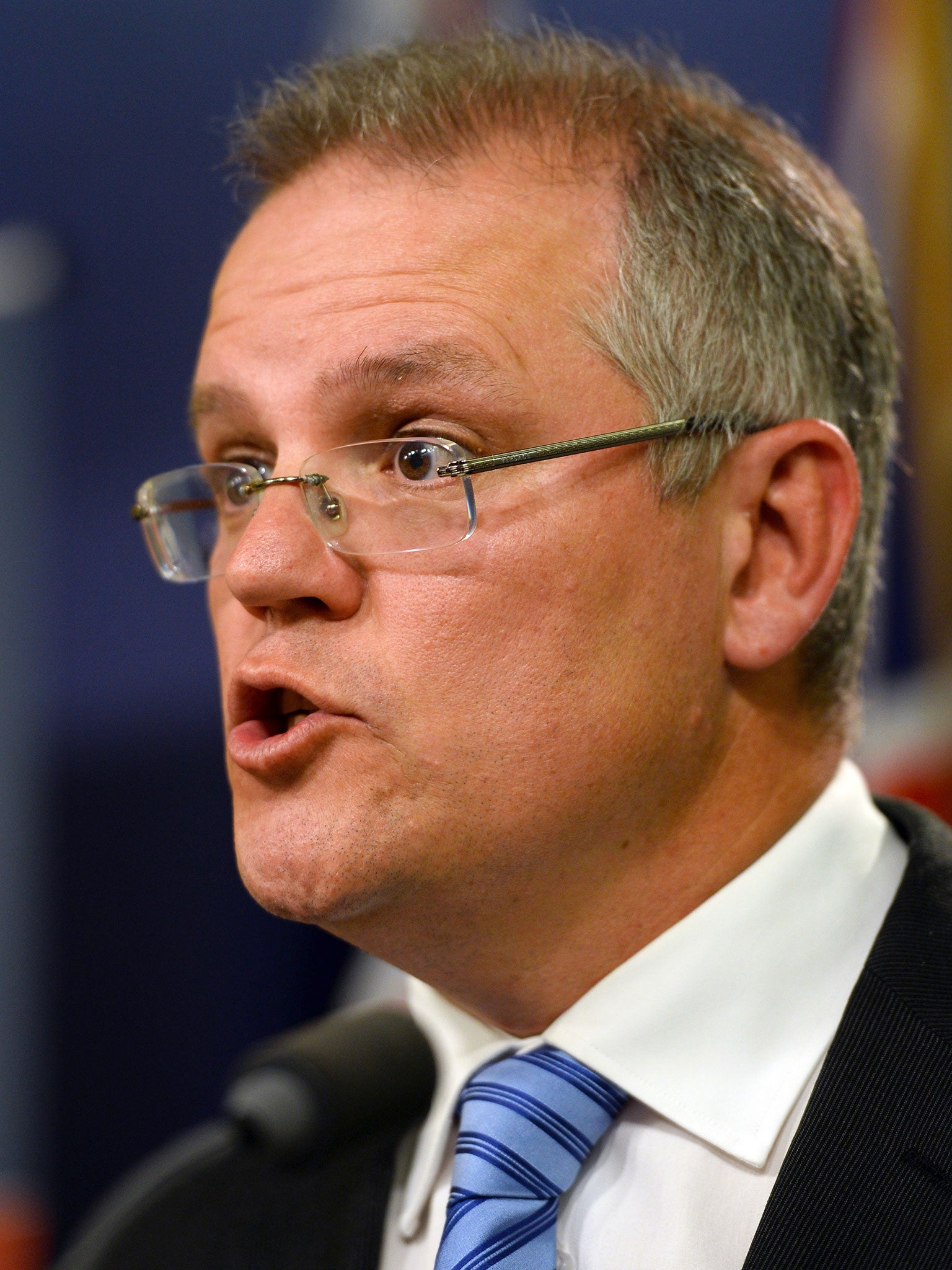 Australian Minister for Immigration and Border Protection Scott Morrison was sent tampons and sanitary pads by an Australian feminist group.