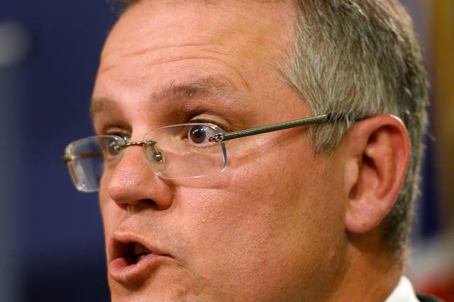 Australian Minister for Immigration and Border Protection Scott Morrison was sent tampons and sanitary pads by an Australian feminist group. 