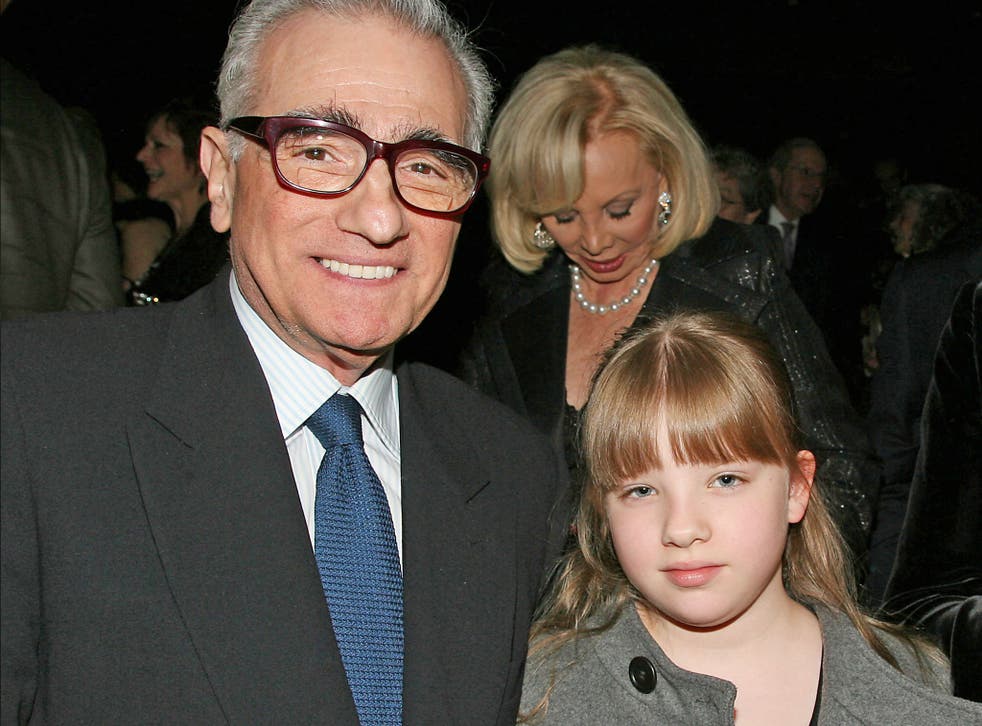 Film director Martin Scorsese with his daughter Francesca