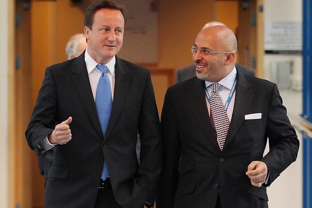 Nadhim Zahawi (right) is an adviser to the Prime Minister
