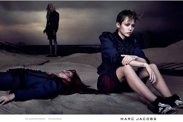 Miley Cyrus poses with 'dead girl' in new Marc Jacobs campaign