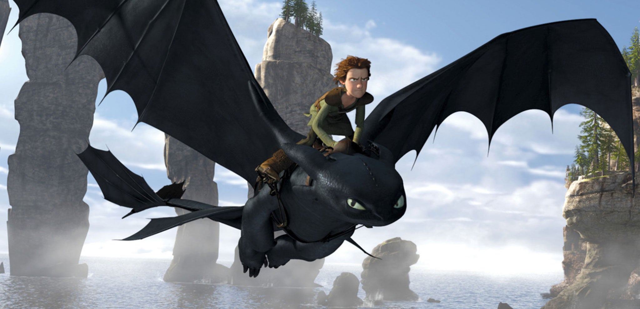 The dragon Toothless from the DreamWorks Animation film How to Train Your Dragon