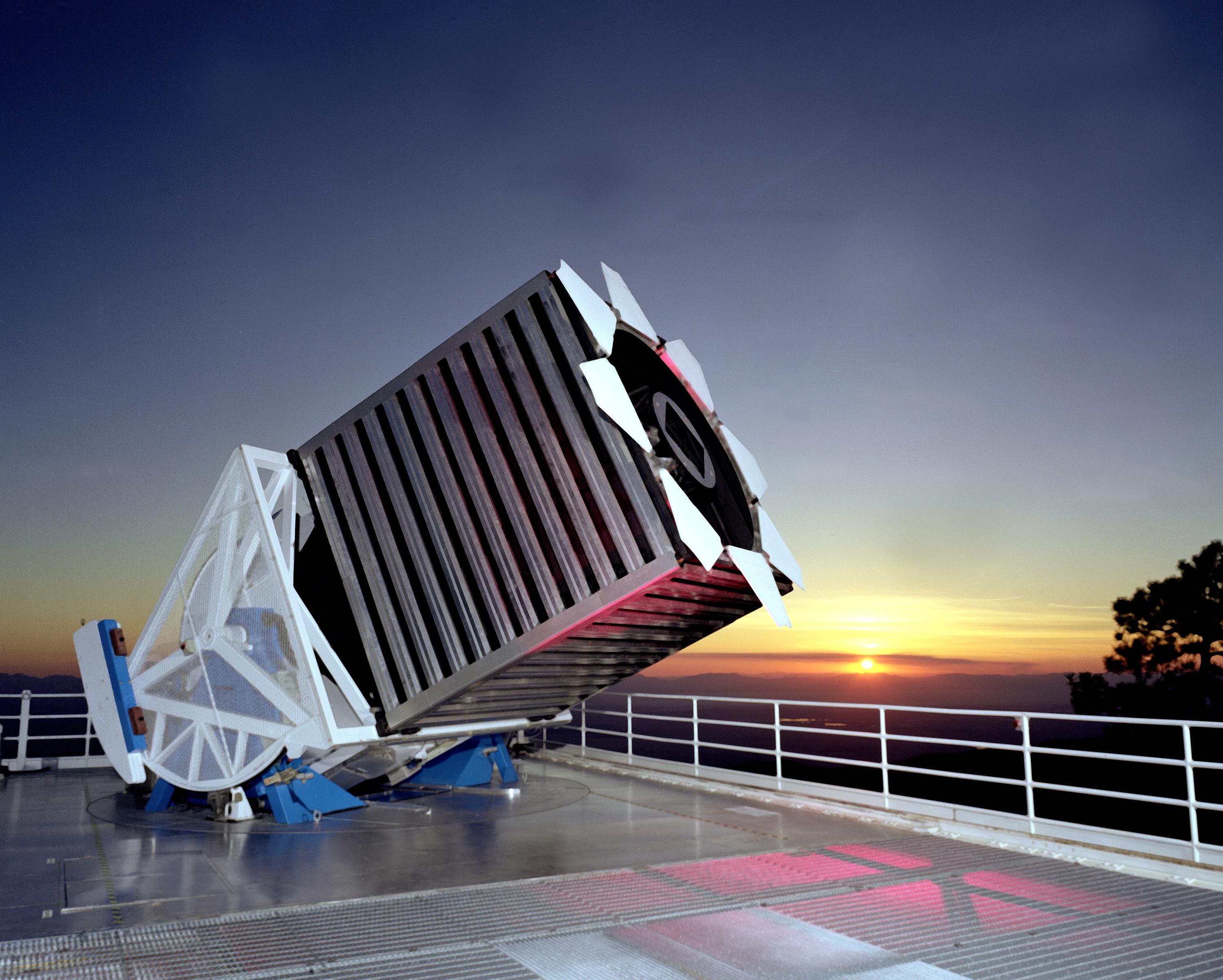 The SDSS telescope in New Mexcio. Image credit: Johns Hopkins University.