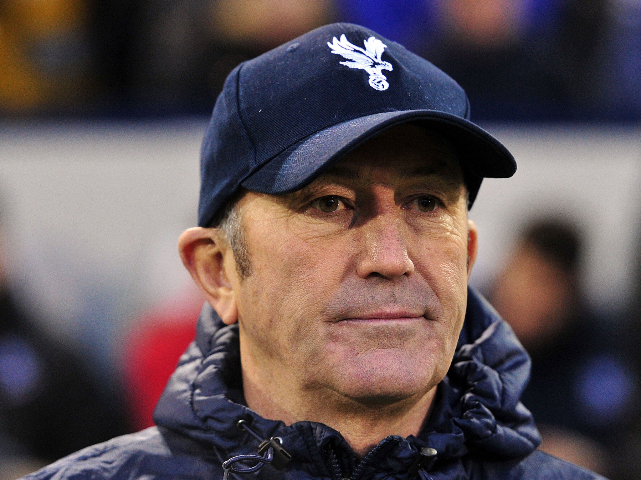 Tony Pulis looks on from the touchline