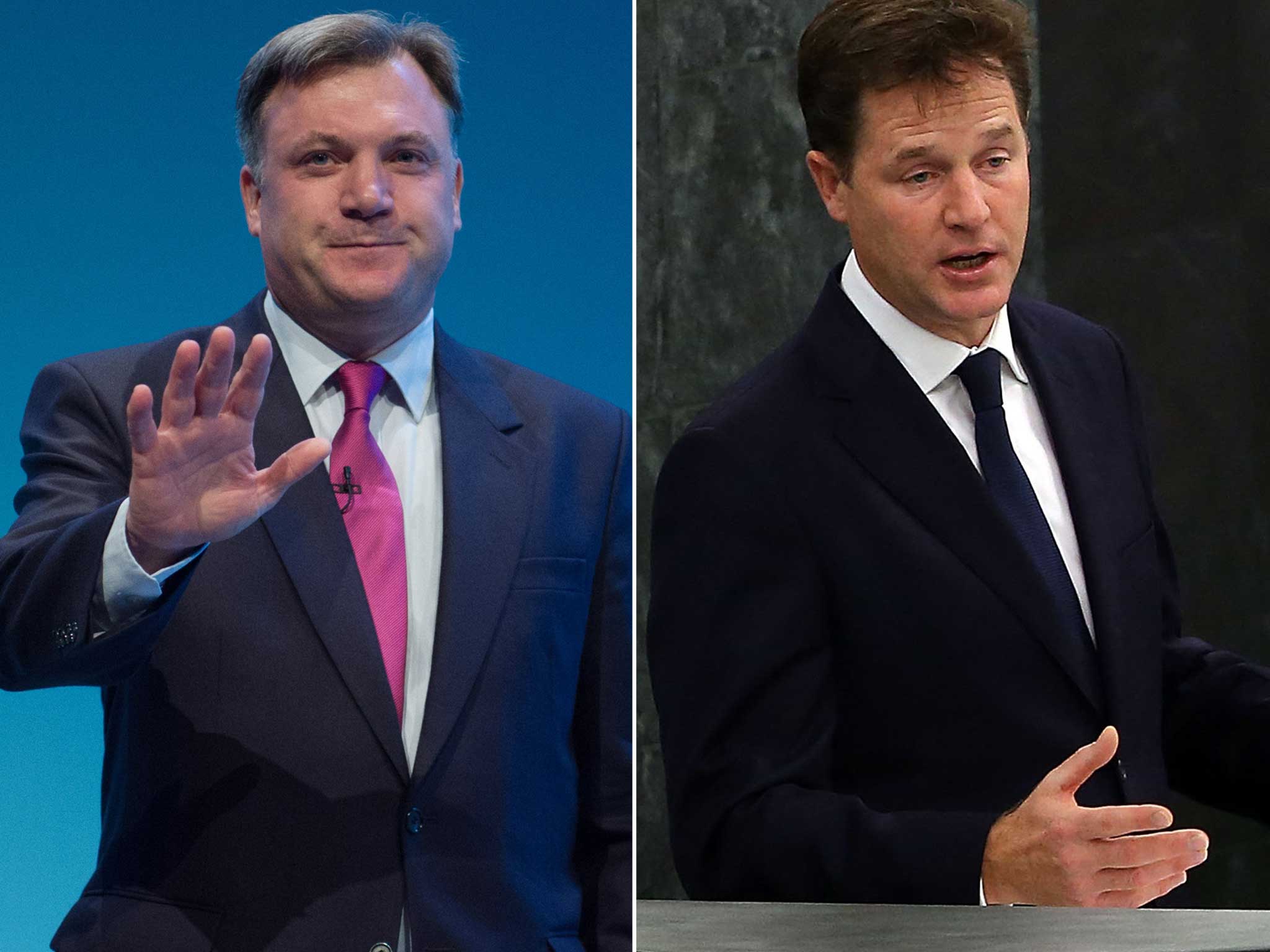 Ed Balls has hinted at a possible coalition with the Lib Dems