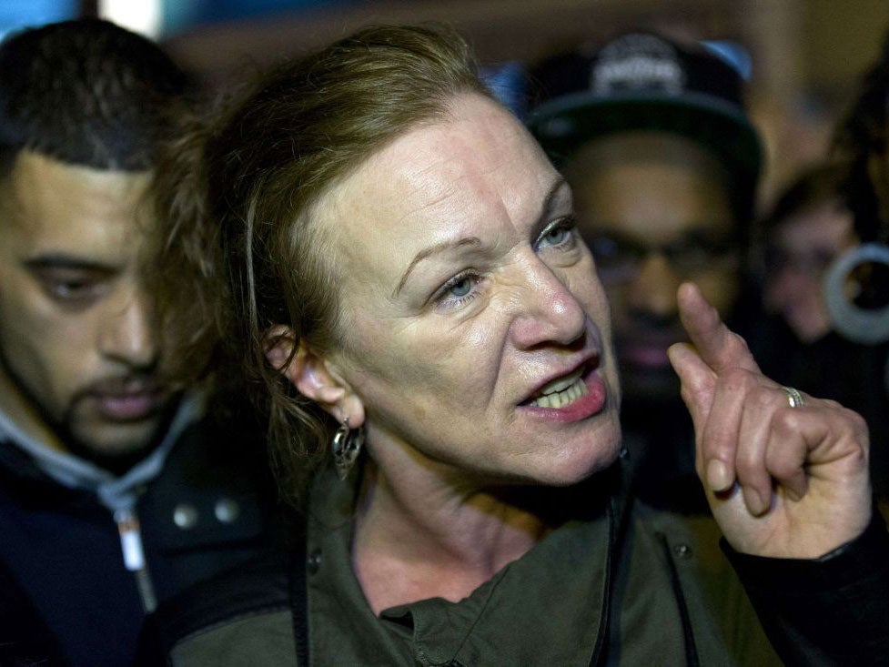 Carole Duggan has urged “no more demonstrations, no more violence”