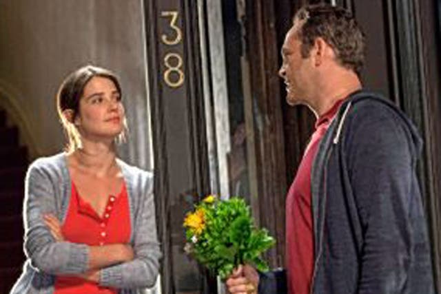 Cobie Smulders and Vince Vaughn in 'Delivery Man'
