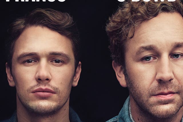 James Franco and Chris O'Dowd on the first official poster for Of Mice and Men